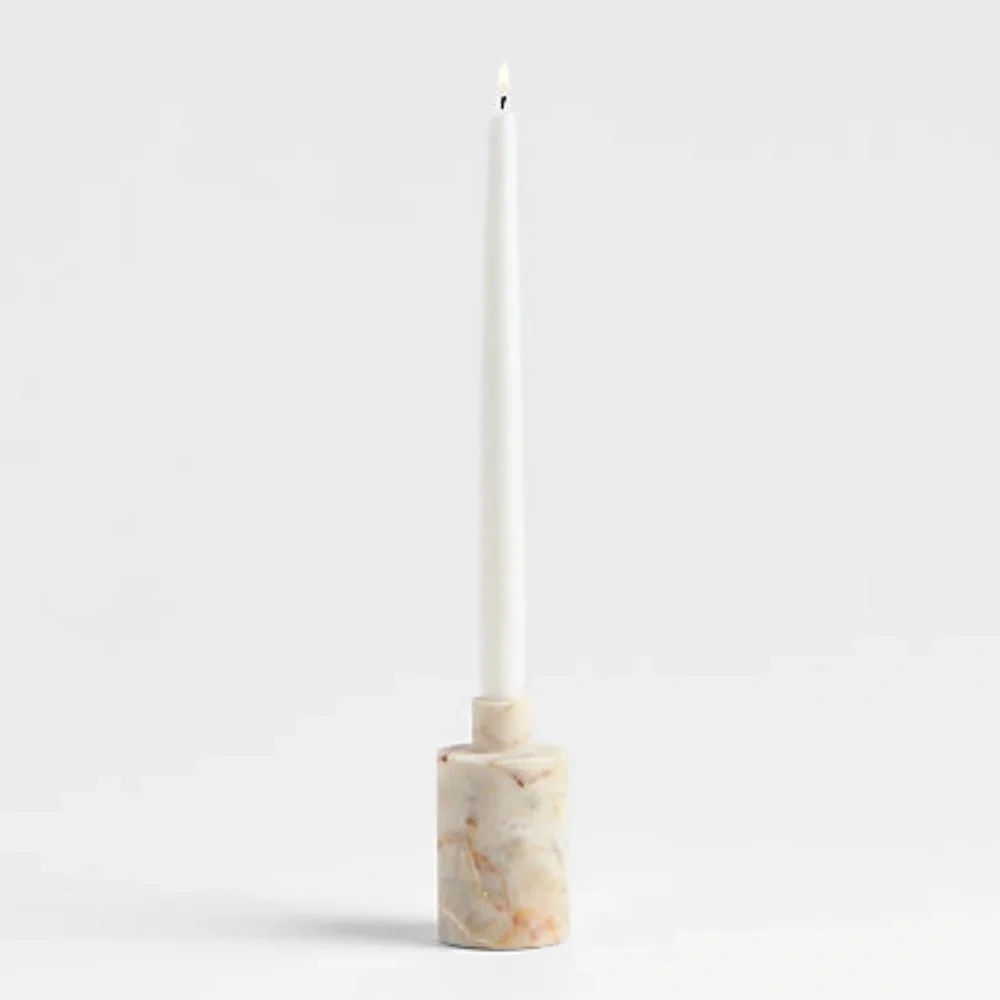 New! Crate&Barrel Marble Candle Holder